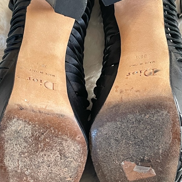 Vintage,Authentic Christian Dior in great shape 5”heel 1” Platform size 38 1/2 - Picture 7 of 7